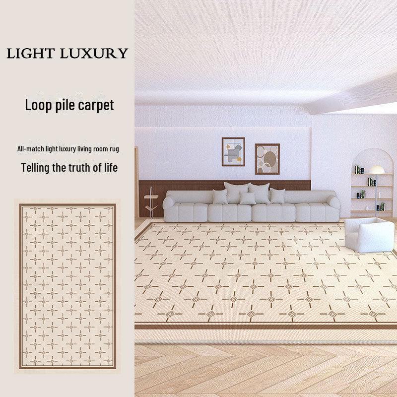 

Грязеотталкивающий, простой в уходе нескользящий петлевой ворсовый ковер для гостиной, спальни или прихожей 200 x 300 cm