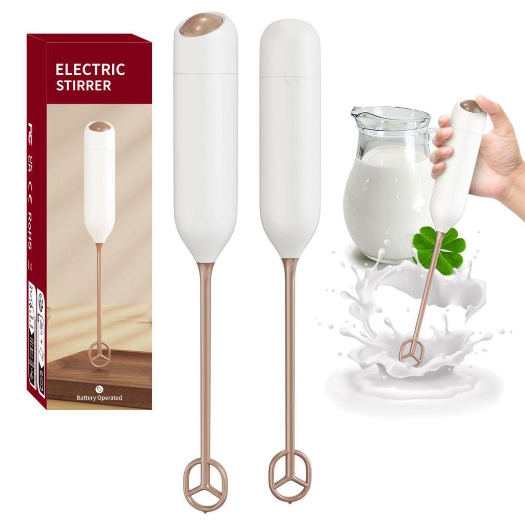 Wireless Dual-Purpose Milk & Coffee Frother with Egg Beater