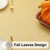 HAPIHAPPY Round Tablecloth Leaf Twig Diagram Polyester Tablecloth Rectangular For Banquet Hook Jacquard Table Cloth Waterproof
