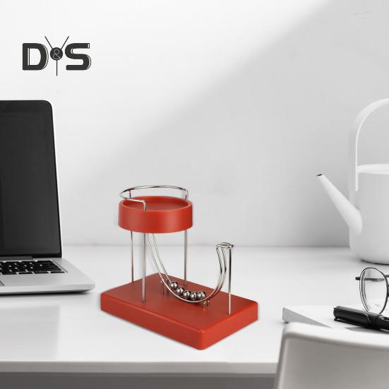 Perpetual Motion Machine Desk Toy USB Powered Non-Stop Motion Device Anxiety Stress Relief Home Office Desktop Decoration Ornament