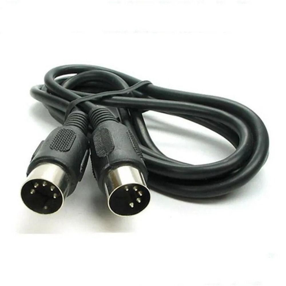 Male To Male MIDI Extension Cable 5-Pin DIN Plug Audio Extension Cord  Electric Guitar Effect