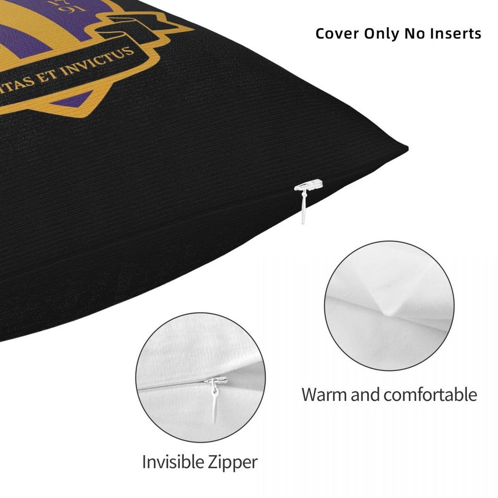 Nevermore Academy Crest (clean) Square Pillowcase Cushion Cover Pillow Case Throw Pillow Cover for Home Sofa Living Room