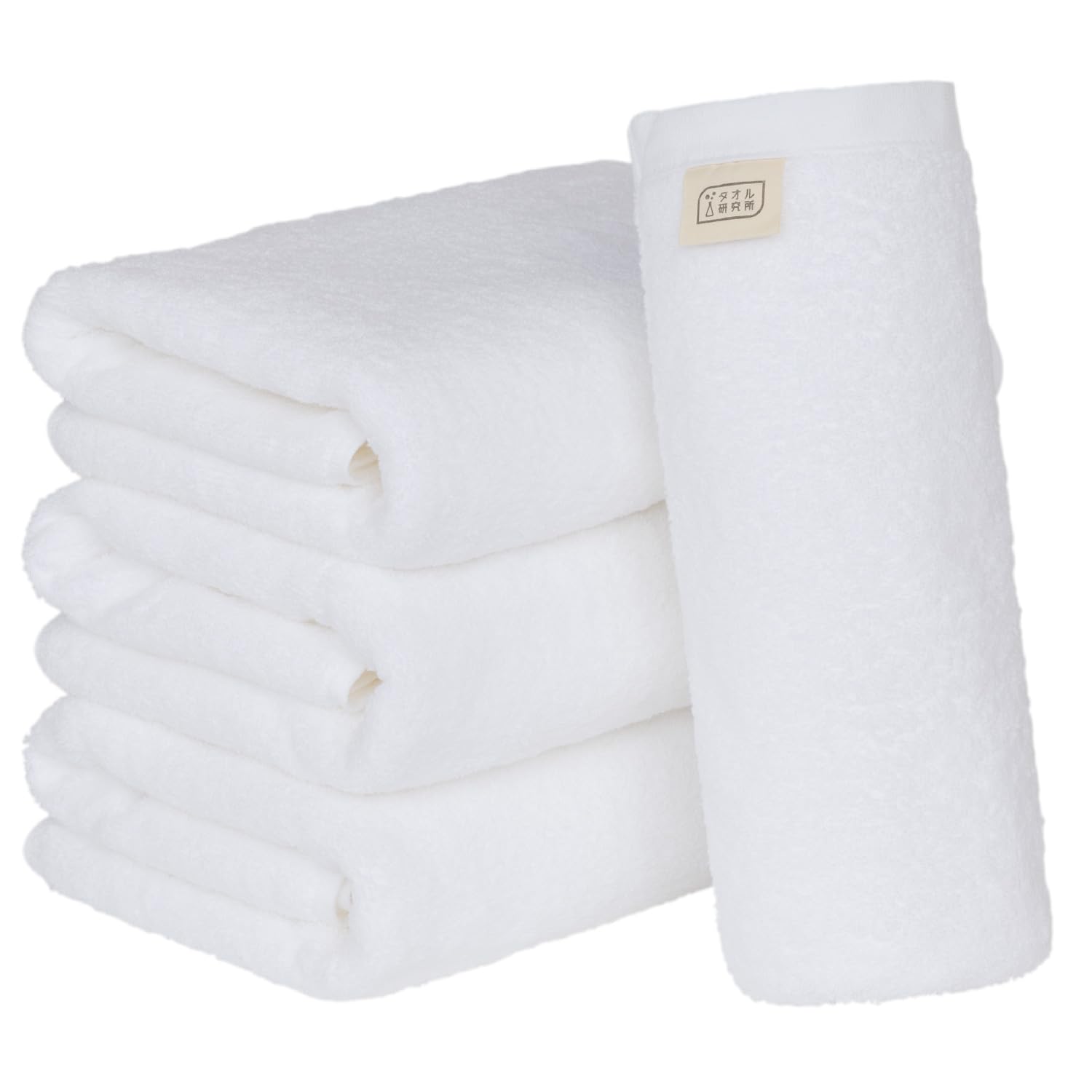 

Towel Laboratory Bath Salt Set of Professional Fast JapanTechnology [Toughness PRO] #005 Towels, White, 4, Grade, Thick, Volume, Long-Lasting,