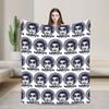 Danhausen Very Nice Very Evil Blanket Fleece Print Multifunction Lightweight Throw Blankets for Bed Office Bedspread