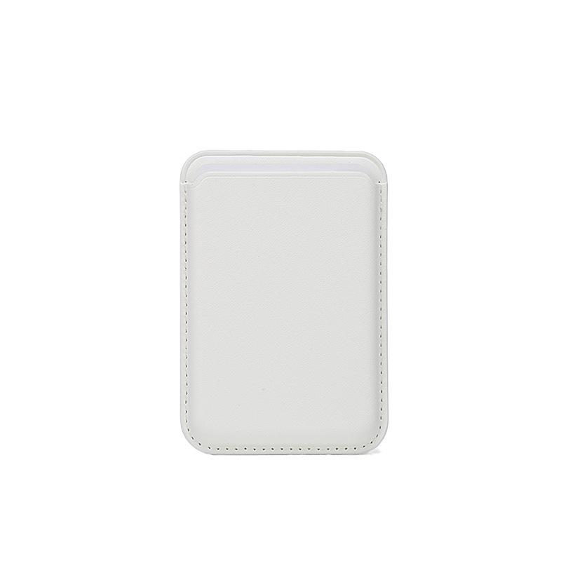 Magsafe Powerful Magnetic Card Bag iPhone17 Leather Card Holder Simple Document Storage Card Bag