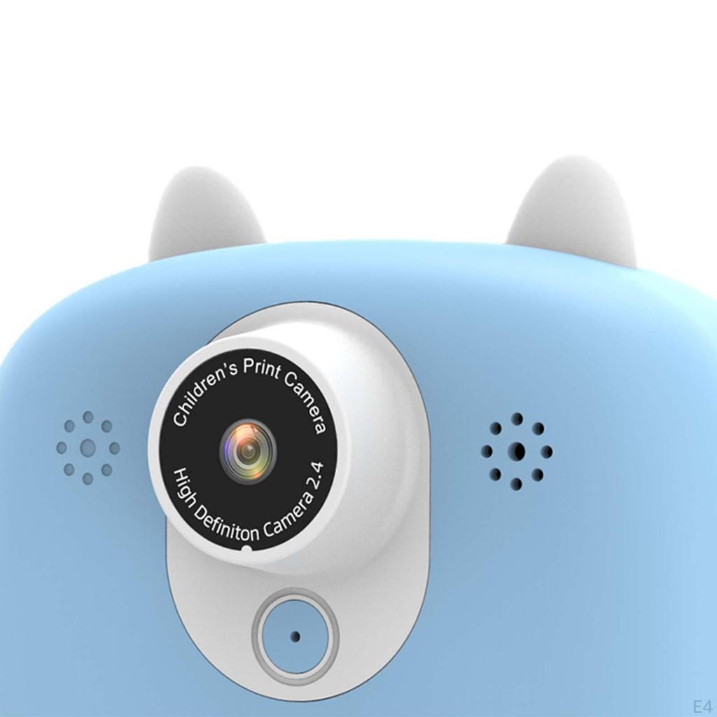 Kids Camera, Digital 1080P No Ink Print Paper 2.4” Screen Toddlers Children
