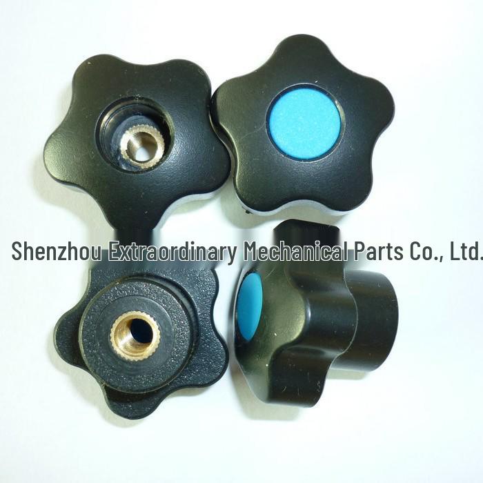 Extraordinary Plastic Pentagonal M8*40 M16*63 Five-Star Machine Handle Crank Handwheel