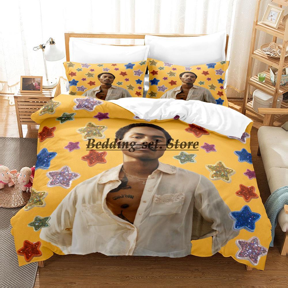 Steve Lacy Bettwäsche-Set Einzelbett Twin Full Queen King Size Bettwäsche-Set Aldult Kinderzimmer Bettbezug-Sets 3D-Druck Anime Bettlaken-Set