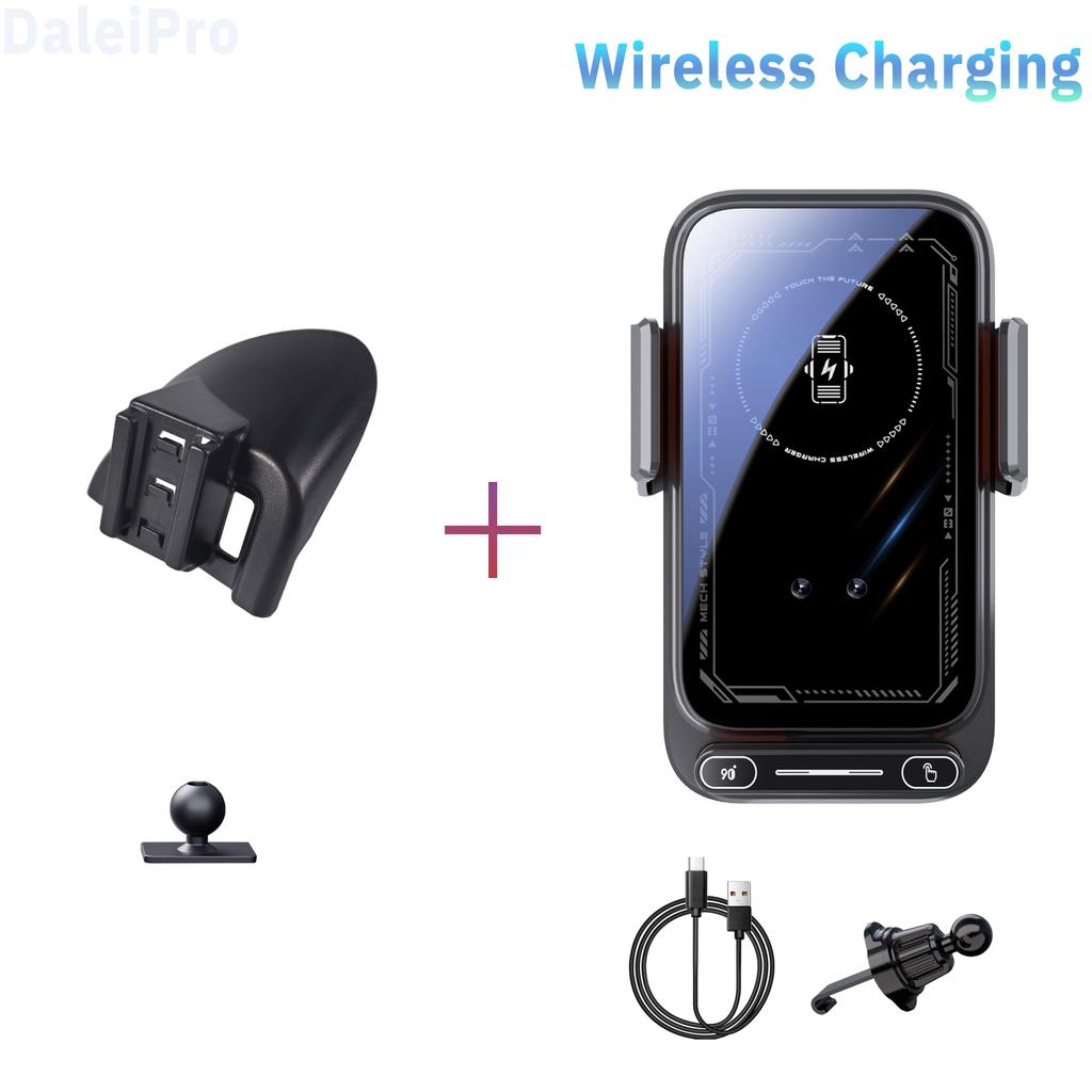 AABKS1 Designed for Porsche Cayenne 2010-2014 2015 Phone Holder Car Magnetic Mount Smart Sensing Wireless Charging One-Touch Release Qi