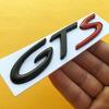 Metal GTS Emblem Car Body Sticker Rear Trunk Tail Badge Modified Decal