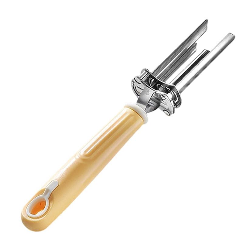 Verstellbarer Obst- und Gemüseentkerner, verbesserter 2-in-1 Paprikaschneider und -entkerner, zum Entfernen der Kerne von Obst und Gemüse