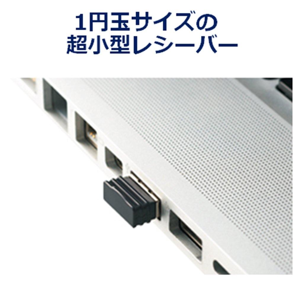 ELECOM Mouse Wireless M Size 3 Buttons IR Sensor Power Saving Black (Receiver Included) M-IR07DRBK