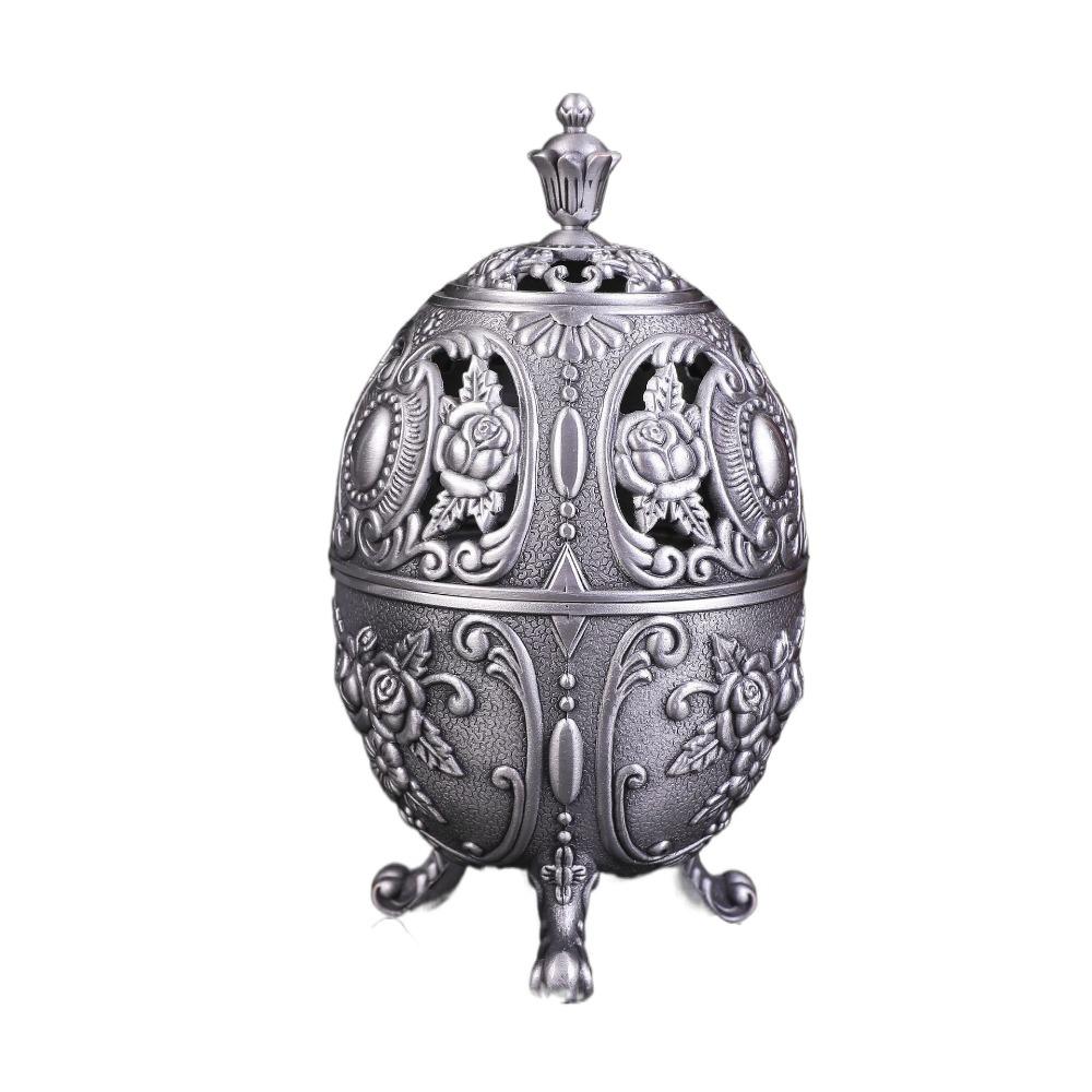 Metal Craft Flowers Incense Holder Heat-resistant Unique European-style Incense Stove Vintage Incense Holder Bedroom