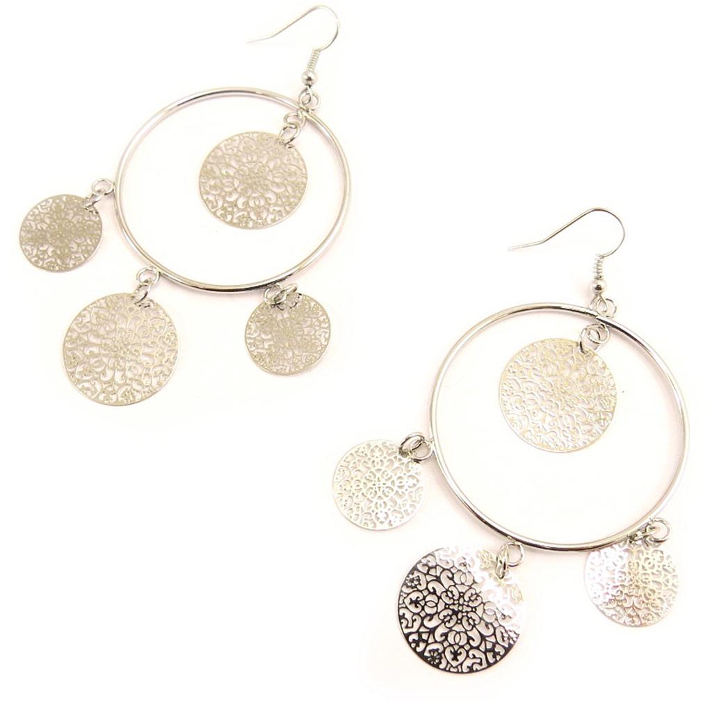 Les Trésors De Lily [L5217] - Cercei Creator 'Carmen' argintii