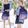 Stylish And Spacious Women Girl Galaxy Starry Backpack For School And Travel