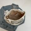 Large Capacity Tote Bag Women Commuter Handbag Solid Color Shoulder Bag
