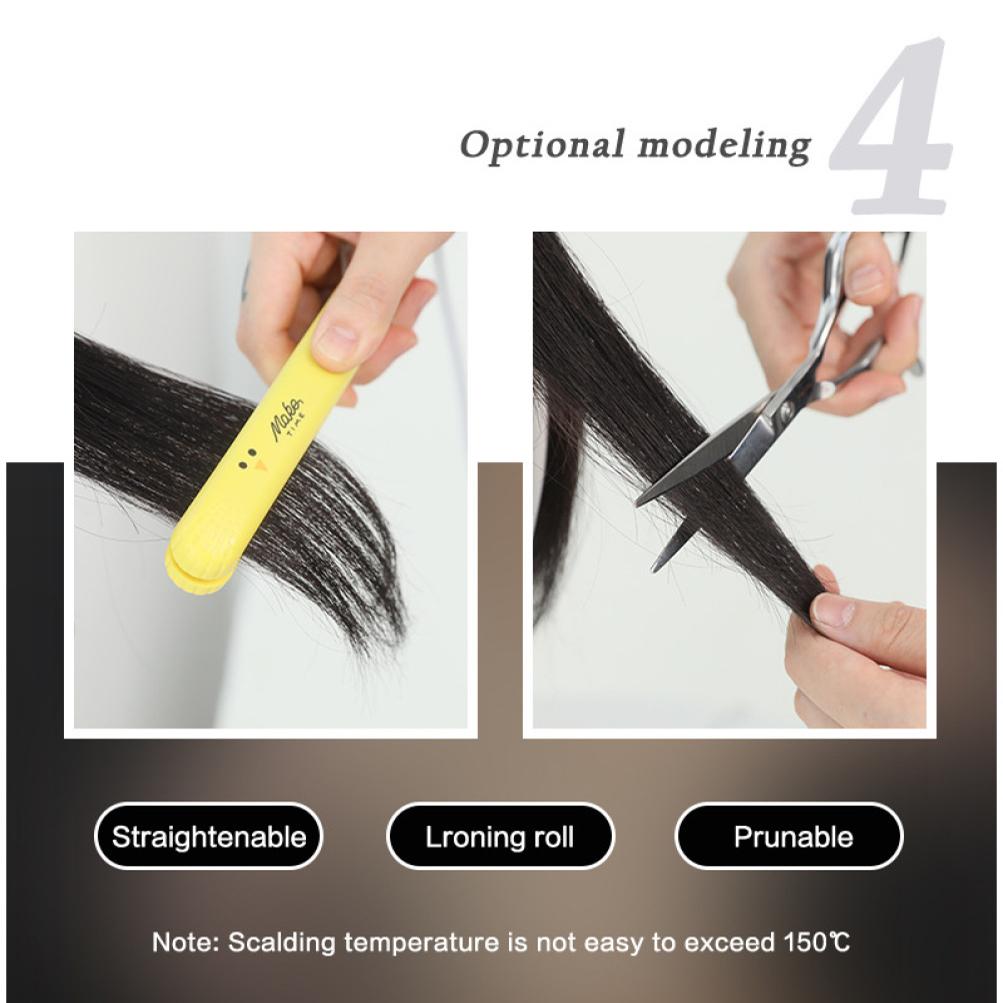 New Ladies Wig T-Part Lace Wigs Black Wave Mid-point Lace Wig Full Headgear Beauty Decoration