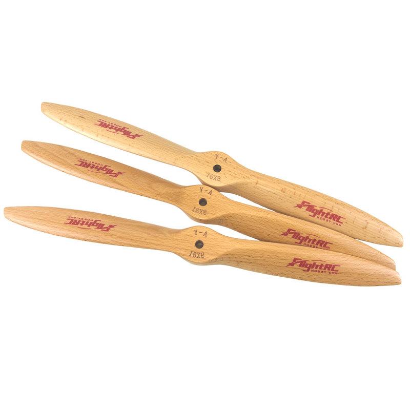 1Pc Wooden Beech Propeller CW Prop For Gas RC Airplane Engine Spinner 12x8 13x6 14x6 14x10 15x8 16x6 16X8 16x10 18x8 18x10