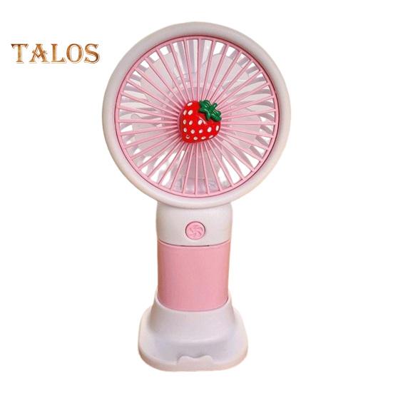 

Ручной вентилятор с изображением цветов и фруктов, 3 скорости, регулируемый, USB-перезаряжаемый, летний портативный дорожный мини-вентилятор для отдыха на природе