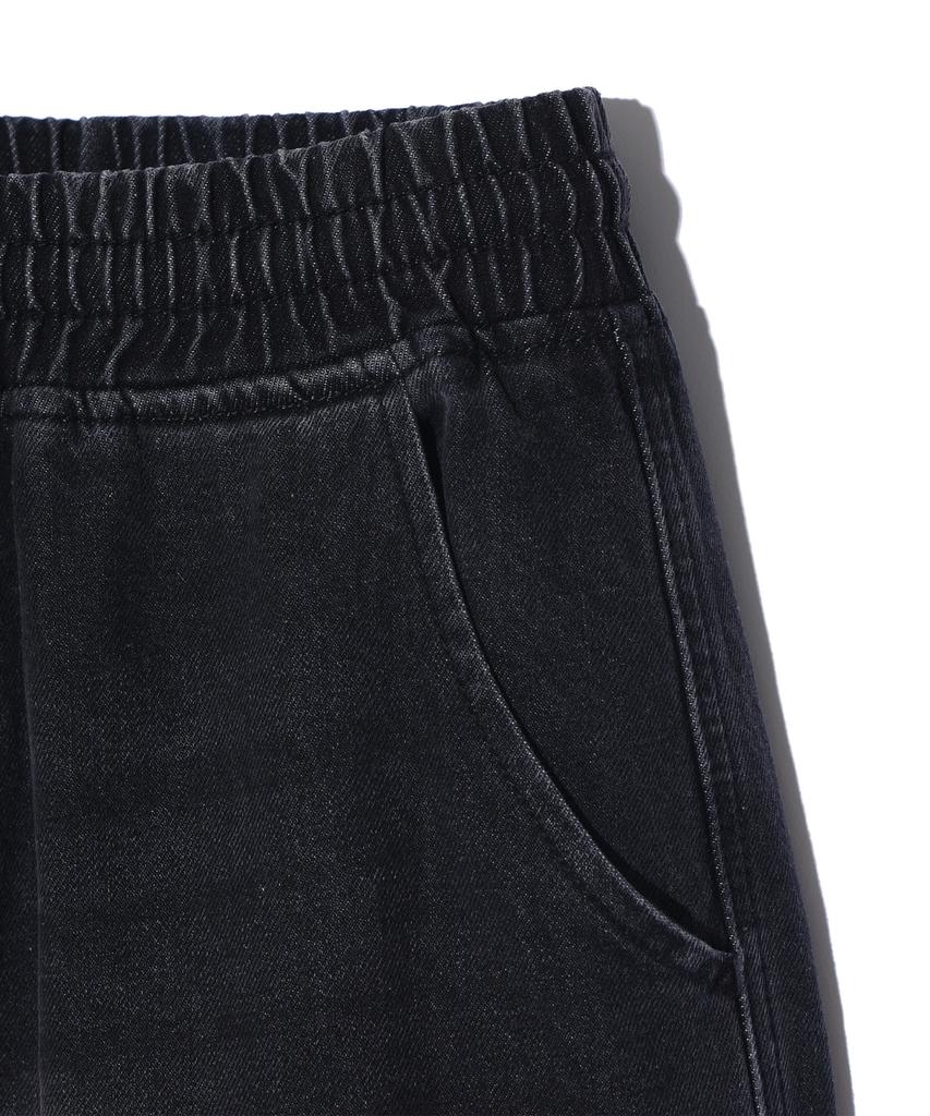 RAYFIKERS Cargo Parachute Elastic Denim Pants Mq6Du164_Black