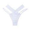 European and American Interwoven Hollow Ice Silk Underwear Women's Sports Fashion Outer See-through Low Waist Thin Belt Temptation Sexy Thong