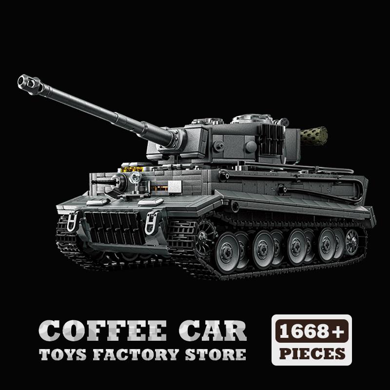 Non-Toxic New Classic Heavy Tank Kv-2 Bricks Moc Set Ww2 Is-2 Panzer Building Blocks Model War Military Cars Children Toys Adult Children Gifts
