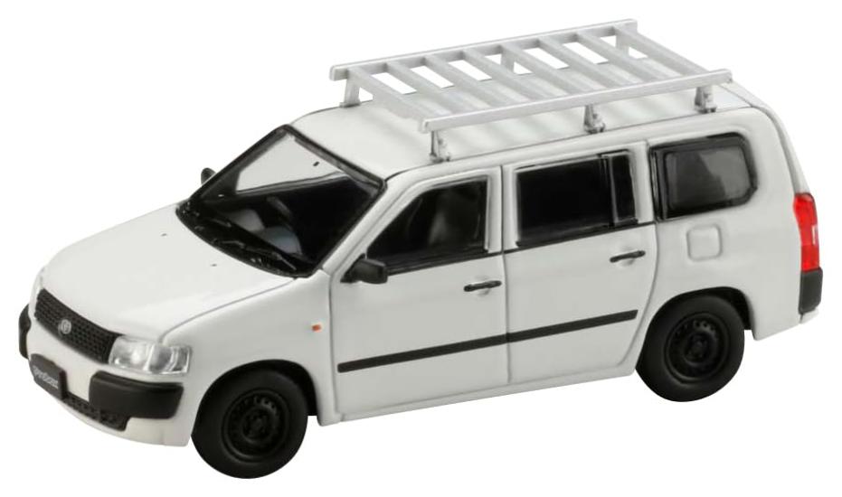 

HJ64 164 Toyota Probox Custom Version с багажником на крыше, белый готовый продукт