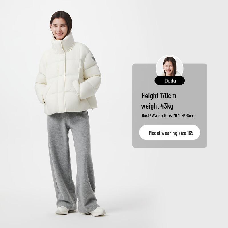 Tanboer Women's Oversized Puffer Down Jacket with Detachable Hood