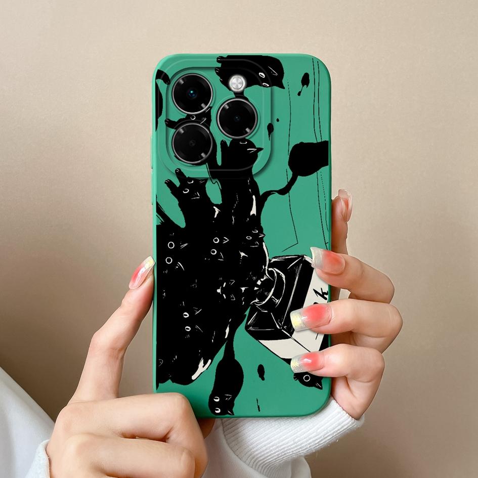 Pouzdro pro Infinix Hot 50 Pro Plus 50i Note 40X Smart 9 Zero 40 4G 5G Měkký kryt Malý květinový vzor Silikon Odolný protiskluzový Pro Infinix Nové pouzdro