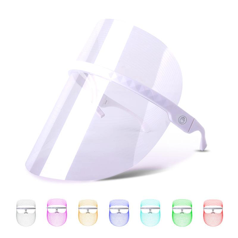 New Beauty Mask Colorful LED Light Beauty Instrument Face Mask Beauty Household Photon Rejuvenation Instrument Introducer