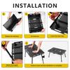 Outdoor Four-fold Tactical Table, Camping Table,portable Height-adjustable Table,picnic Table,suitable for Hiking and Barbecuing