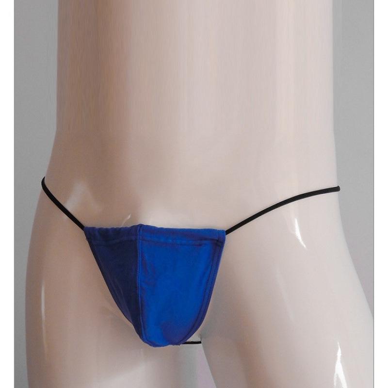 U-Convex Cotton Men's Low-Rise Single-Button Thong - Stylish Choice for Men