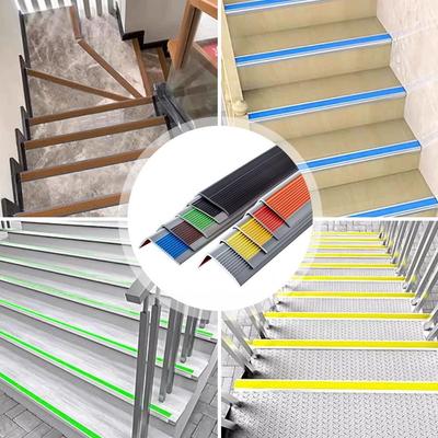 New Self-adhesive Stair Anti-Slip Tape L-Shaped PVC Stair Edge Trim Waterproof Stair Edging Strips Indoor And Outdoor