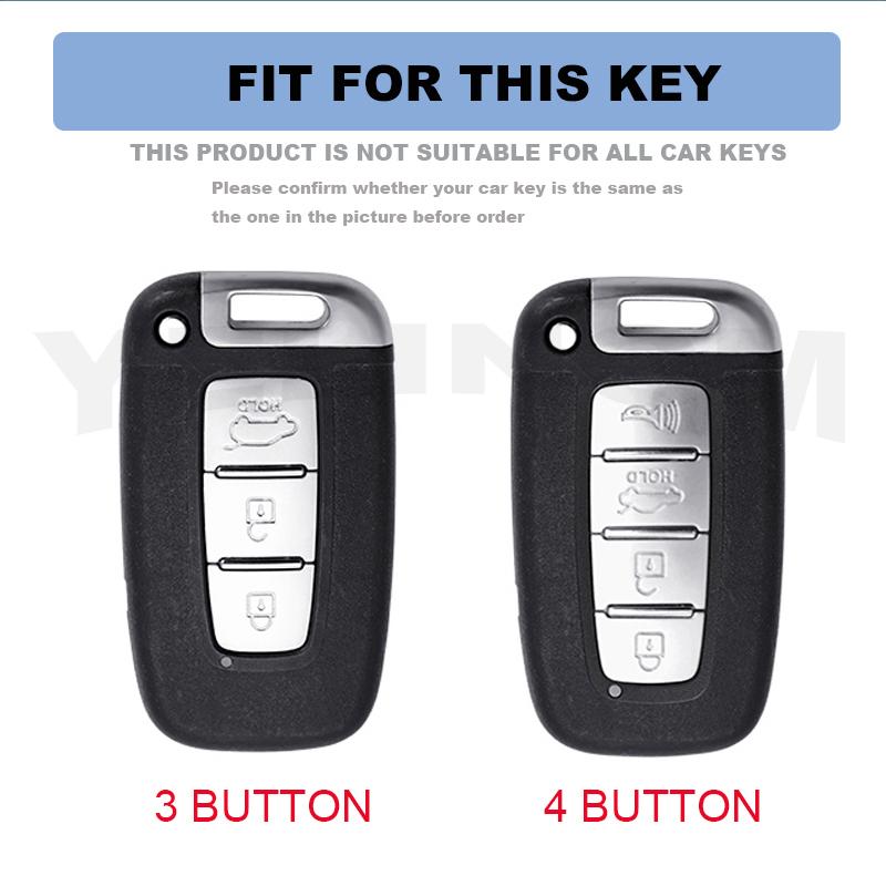 Quicksand TPUCar Key Case Cover for KIA RIO K2 K3 Sportage for Hyundai Accent Elantra Solaris HB20 Veloster SR IX35 I30 Keychain