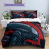 Cartoon Pattern Bedding Quilt Set Quilt Cover Pillowcase Home Decoration Birthday Gift (1 * Duvet Cover + 2 * Pillowcase, Without Core)