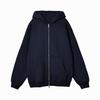 Felpa con cappuccio e zip lunga da donna, vestibilità larga, giacca casual con tasche