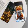Red Fox Vulpes Phone Case For Samsung Z Flip 7 6 5G Galaxy Z Flip 5 4 3 Black Hard Cell Cover Luxury PC Shell Coque