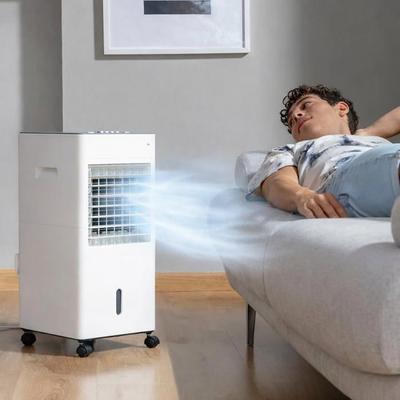 Portable Evaporative Air Cooler - CELLUSTOP - 65W 5L - 3 Speeds - 2 Ice Packs - No Venting Required