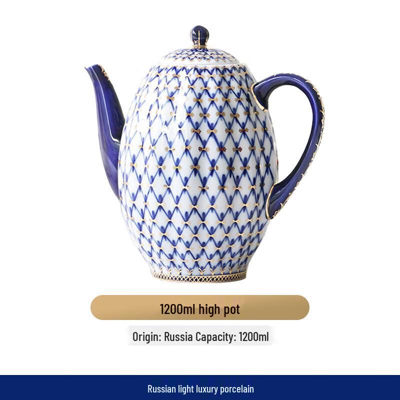 Qiwei European Retro Fine Porcelain Coffee & Tea Set