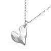 Elegant Love Heart Necklace Pendant Charm Neck Chain Jewelry with Stainless Steel Chain for Everyday Wear
