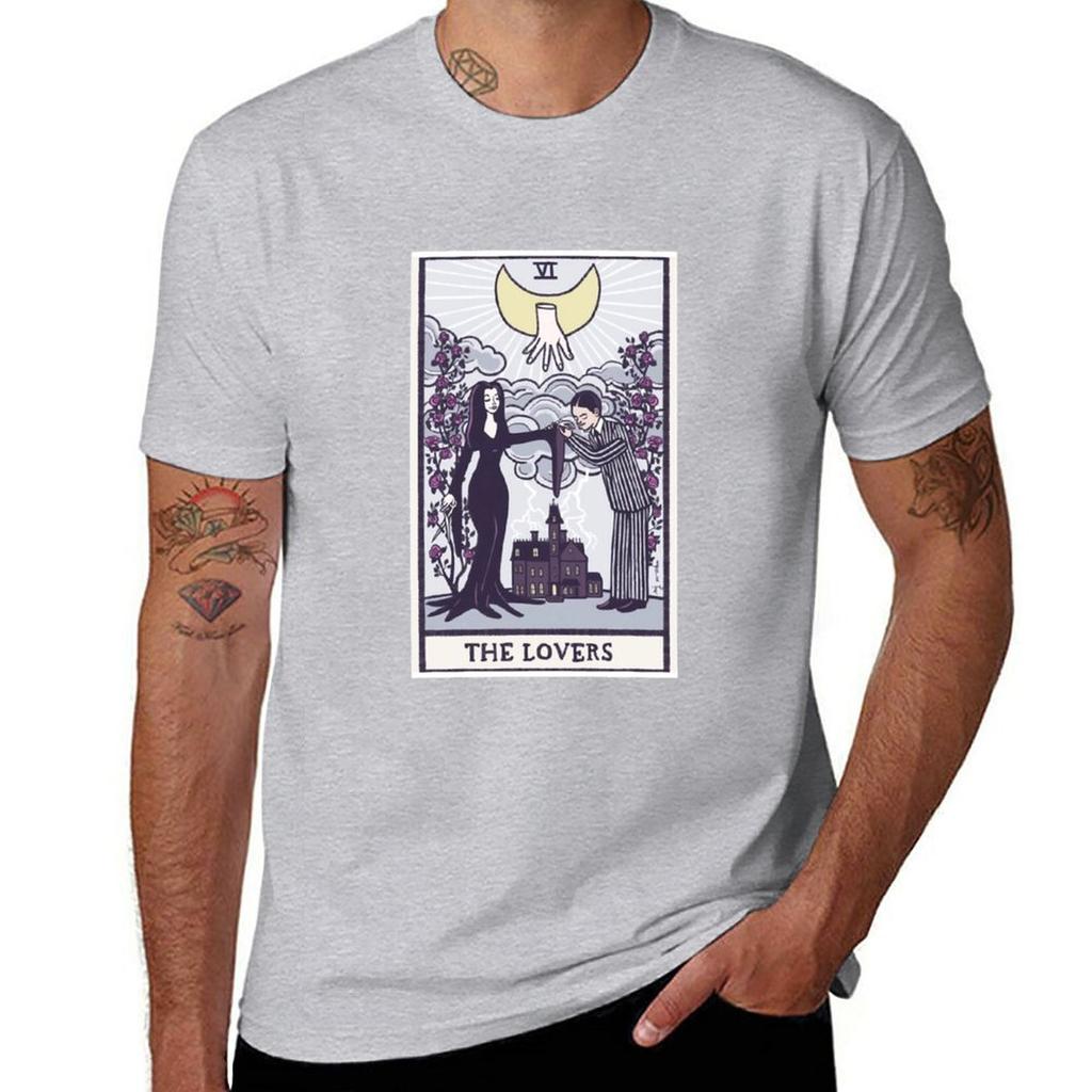 Gomez Addams Halloween Spooky Fictitious Structure Leader Family Love The Lovers - Tarot - Addams Fa T-Shirt