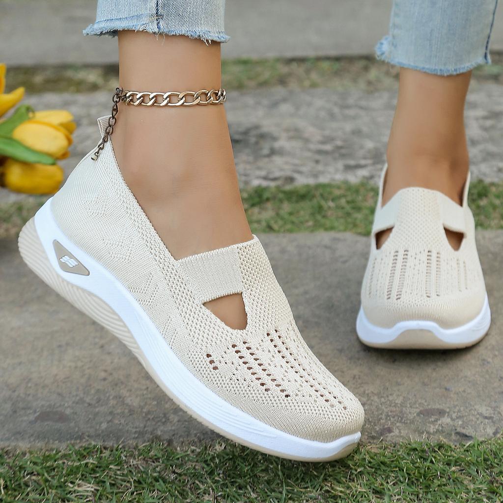 Soft sole comfortable non-slip hollow shoes summer non-slip breathable casual mesh shoes mesh shoes