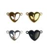 Magnetic Heart Clasp for Jewelry Making Stainless Steel Sturdy Fastening Solution Bracelet Necklace Gifts for Couples