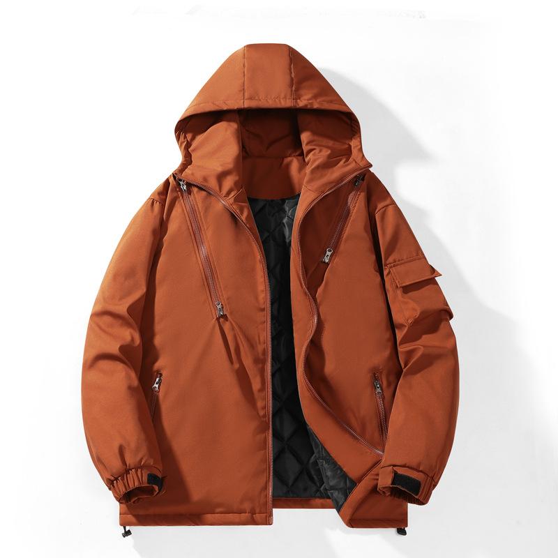 

Зимнее мужское хлопковое пальто европейские и американские топы мужские теплые и ветрозащитные утолщенные хлопковые пальто для мужчин 3XL