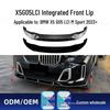 BMW Compatible Black Warrior Front Lip Splitter Kit