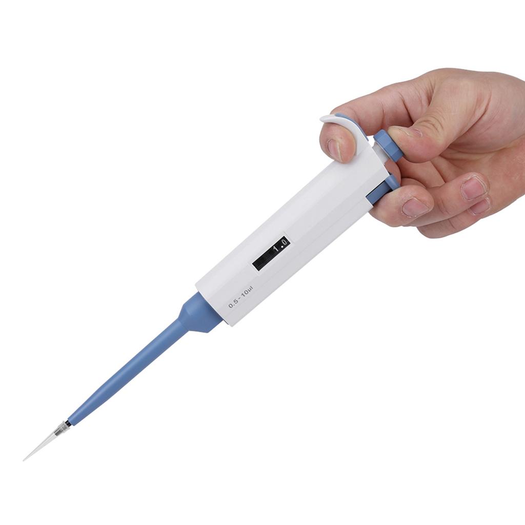 1pc Single Channel Manual Adjustable Pipette Pipettor Pipet Laboratory Tool 0.5~10ul