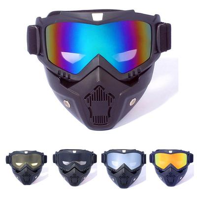 Utomhus Cykelglasögon Vindtät Ski Snowboard Snöskoter Ansiktsmask Glasögon