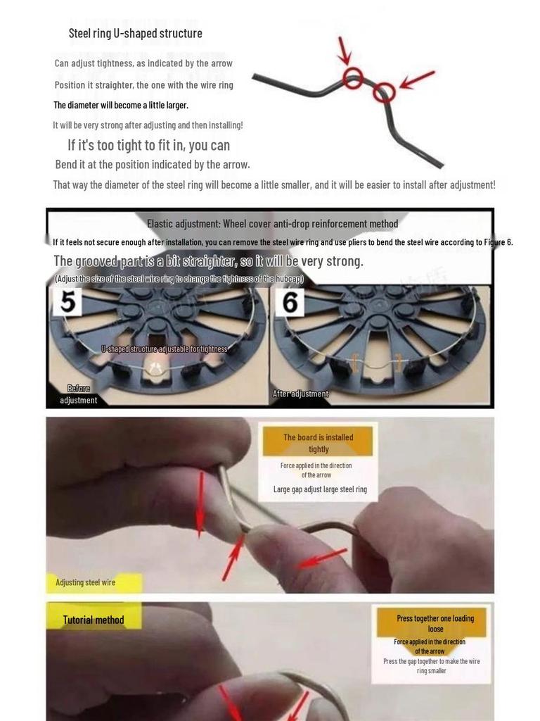 15-Inch Corolla Wheel Covers: Suitable for All Models, Decorative Tire Caps