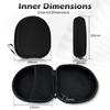 Headphone Carrying Case Shockproof Headset Pouch Anti-pressure Universal Capacity Earphone Container Company Supplies