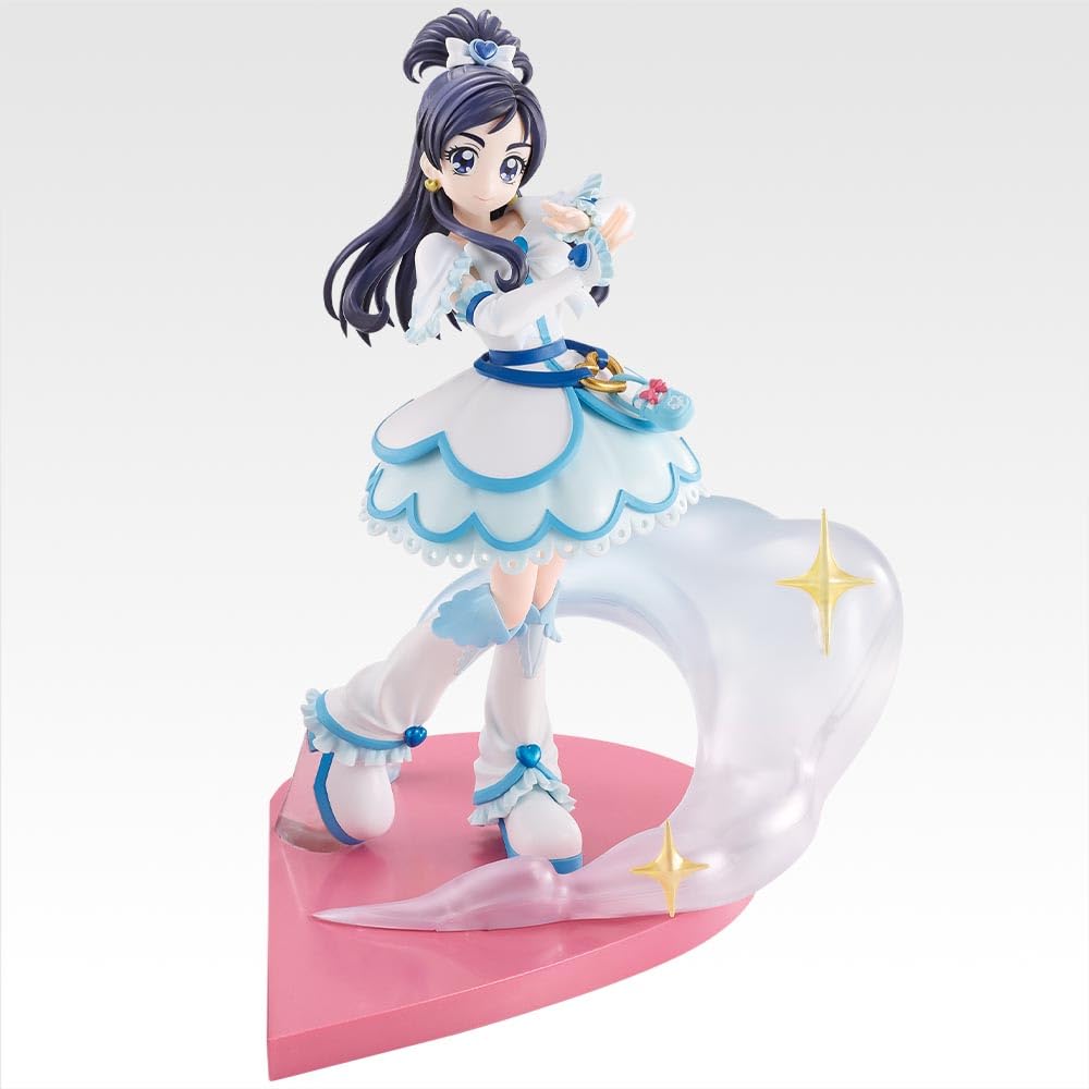 Ichiban Kuji Pretty Cure Forever A Prize Cure Black Figure B Prize Cure White Figure Complete Set of 2 Hearts!